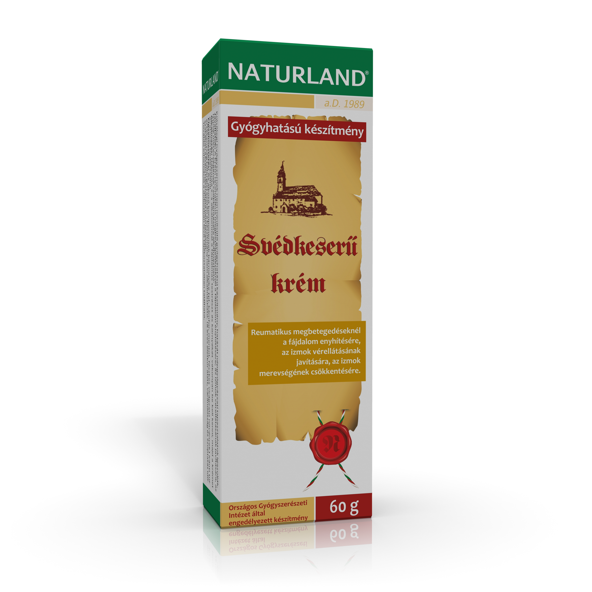 Naturland Svédkeserű bylinný krém 60 g - 16954