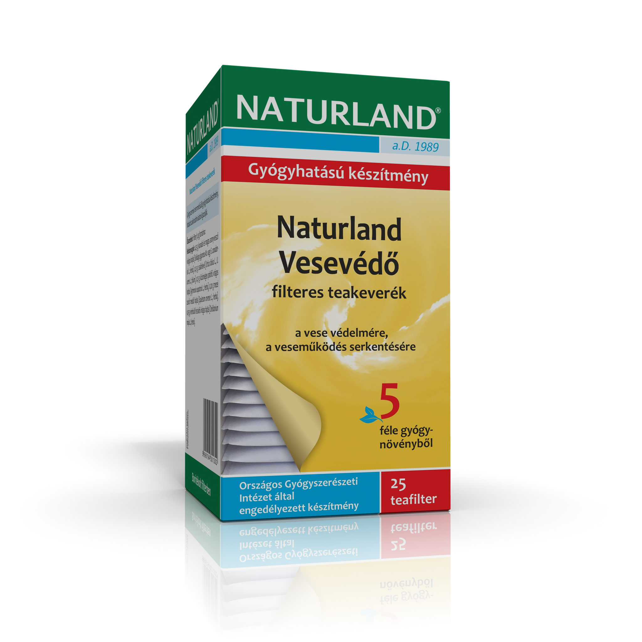 Naturland Bylinný čaj na podporu obličiek 25 vrecúšok, 25 g - 92402