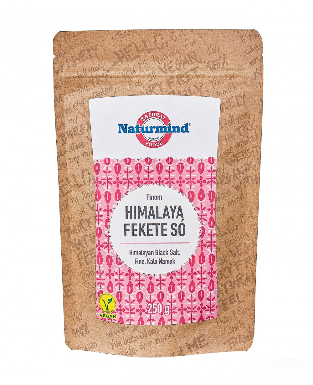 Naturmind jemná čierna soľ 250 g - 44240