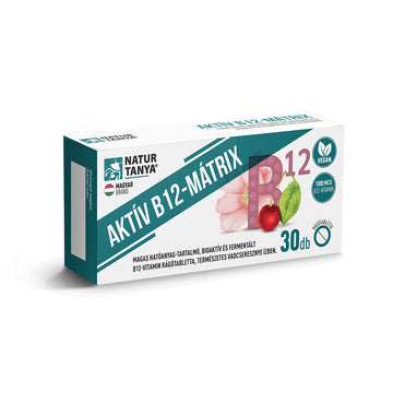 Natur Tanya aktívna b12-matrica žuvacie tablety 30