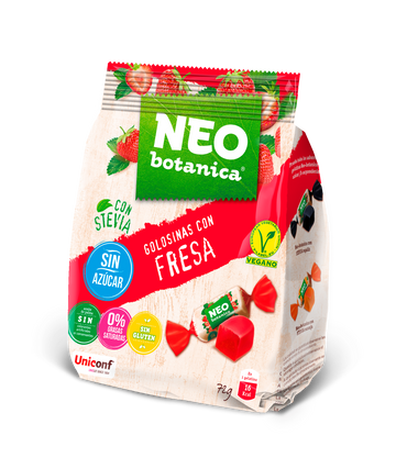 Neo Botanica cukríky s jahodovou príchuťou 72 g - 93881