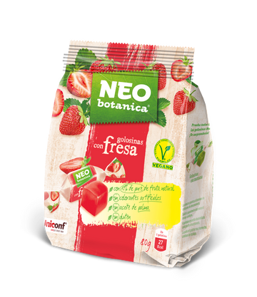 Neo Botanica želatínová kašeľ bez gluténu s masťou jahod 80 g