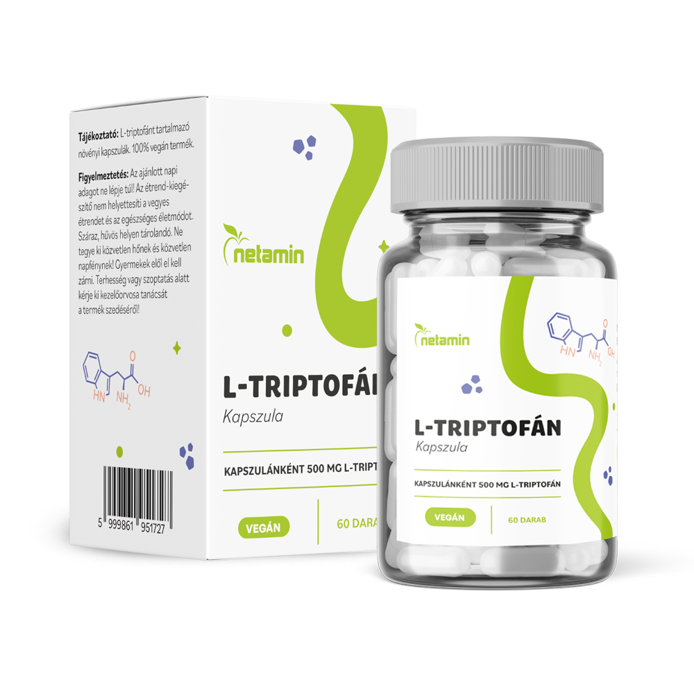 Netamín l-tryptofán 500 mg kapsule 60 šálok