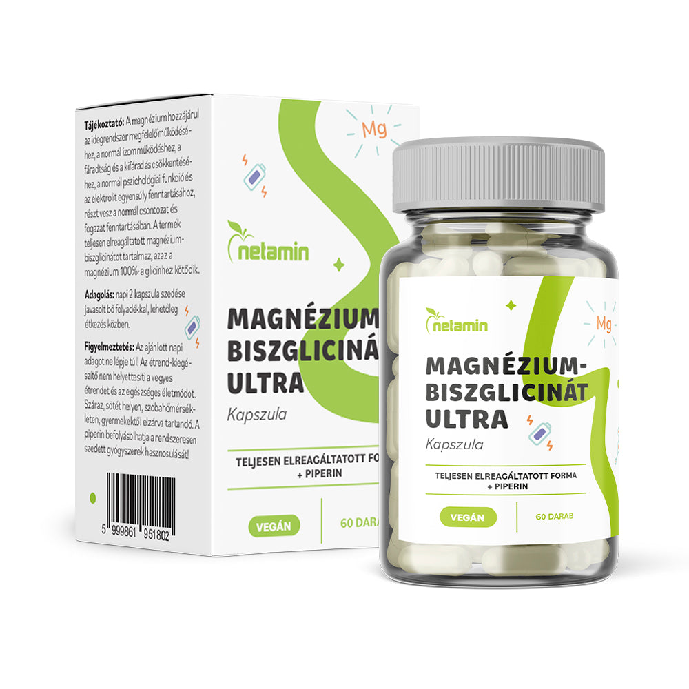 Netamín-magnézium-biszglycinát ultra kapsuly 60 ks