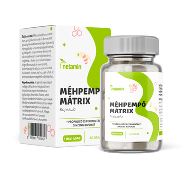 Kapsuly s matrixom pľúcnej semenáčnice netamínu + propolis a kapsule s fermentovaným ginsengom 60 kusov
