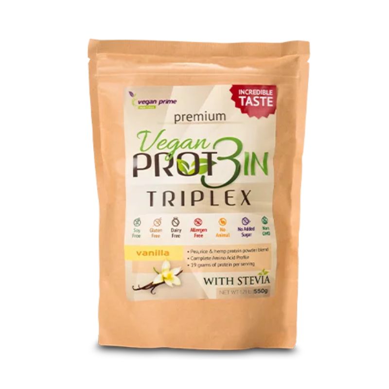 Netamin Vegán proteínový prášok s vanilkovou príchuťou 550 g - 46644