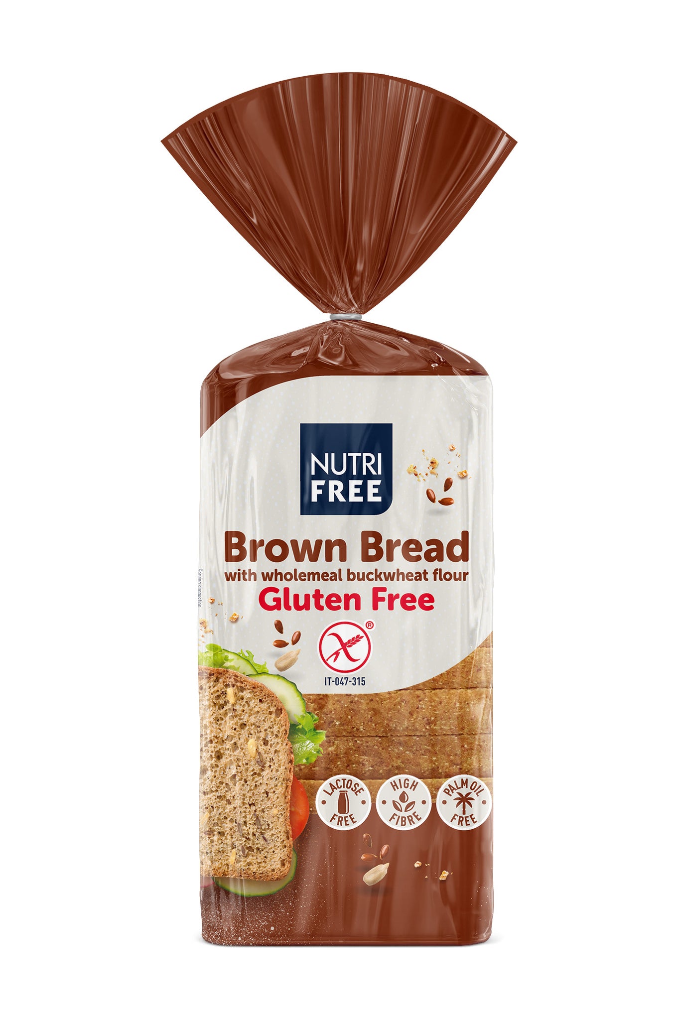 Nutrifree Celozrnný krájaný chlieb Pan Bauletto 300 g - 96714