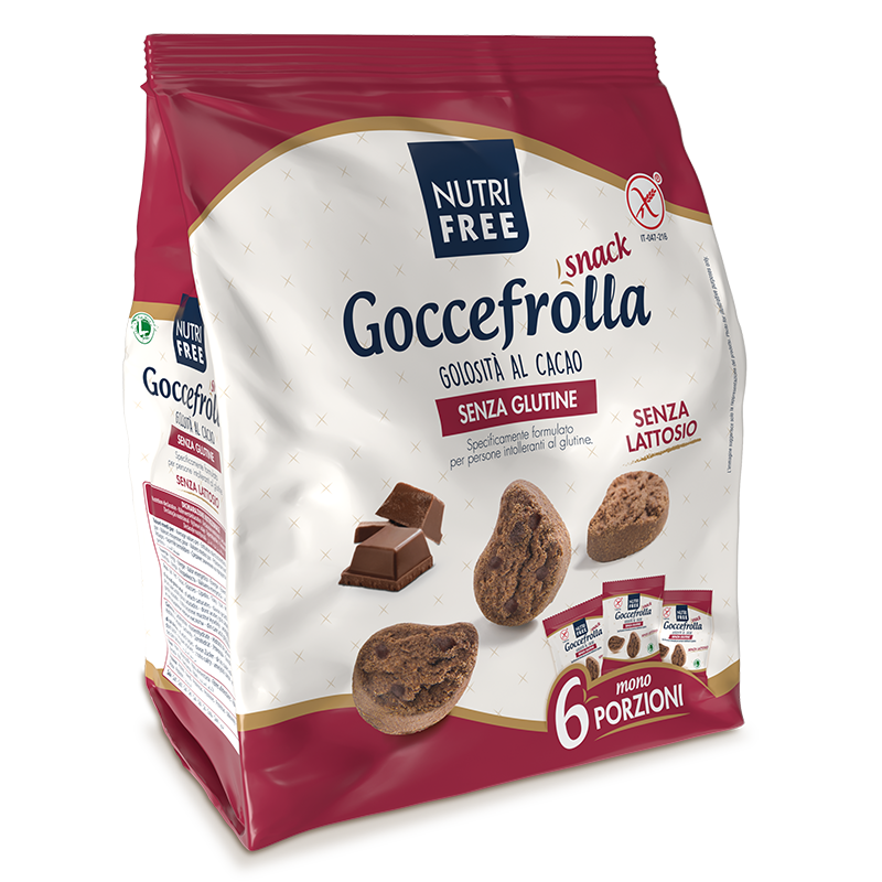 Nf gocce frolla snack al cacao čokoládové mini sušienky 240 g