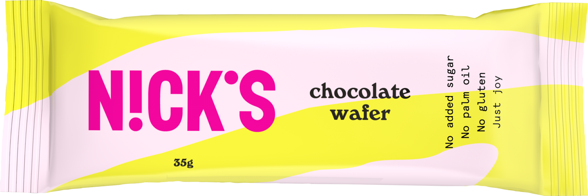 NICK'S Mliečna čokoládová oblátka bez cukru 35 g - 94457