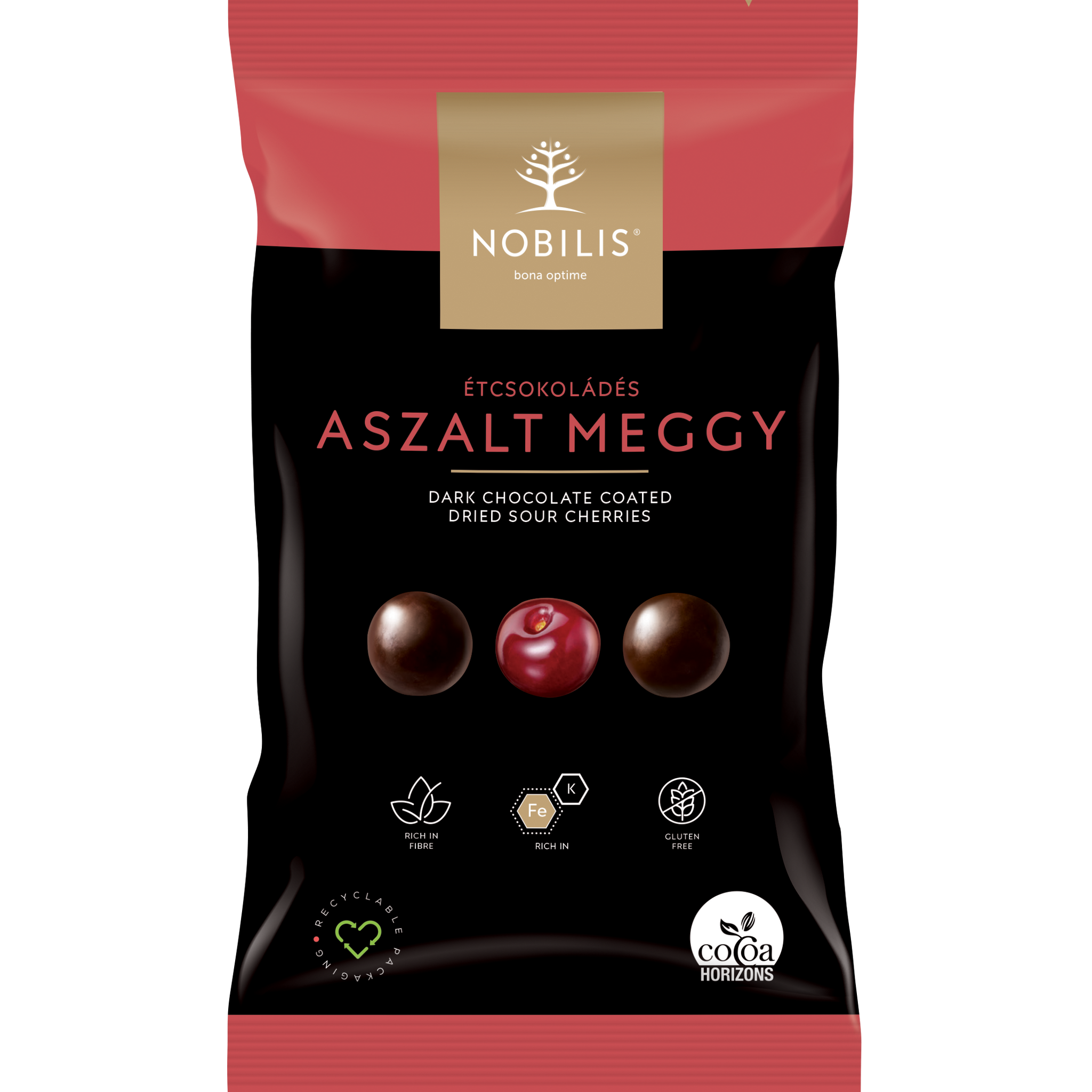 Nobilis sušené višne v horkej čokoláde 100 g - 10623