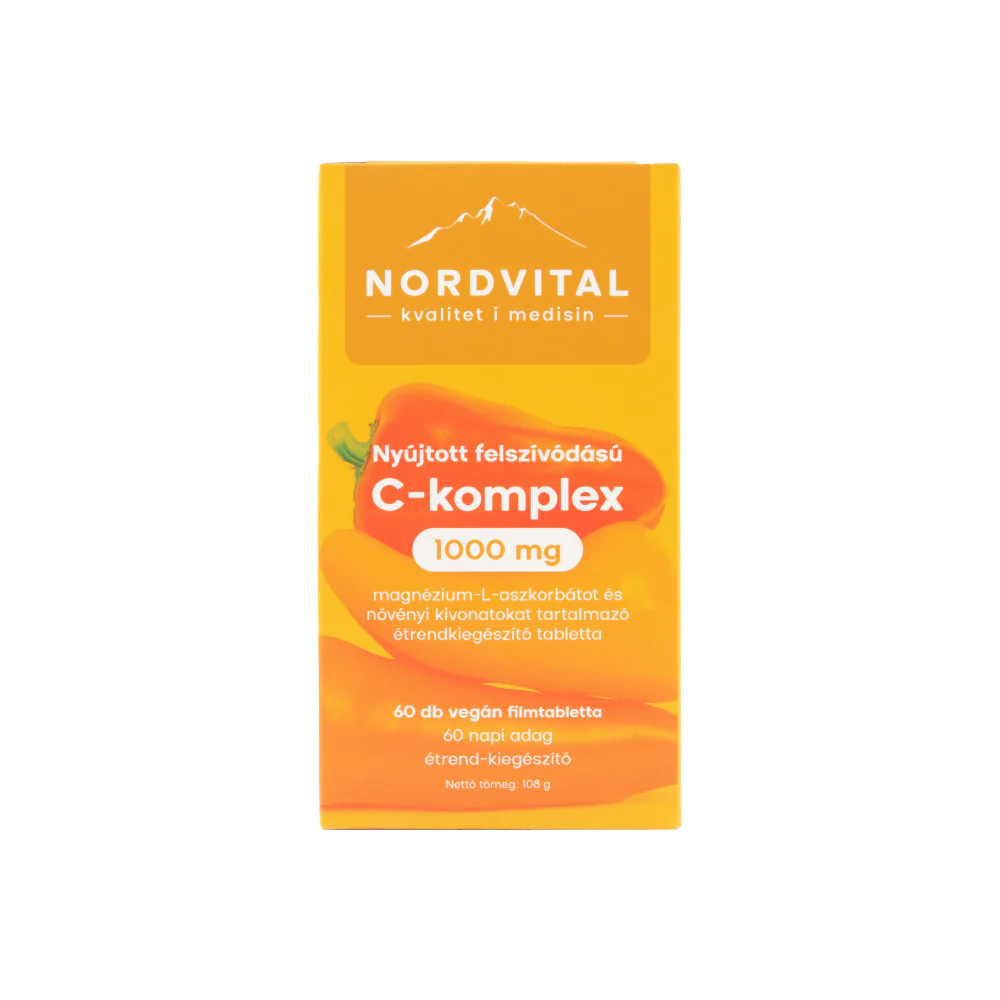 Nordvital vitamín c komplex retard 1000 mg 60 šálok