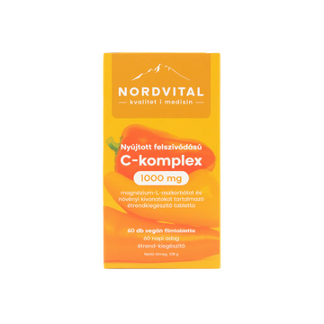 Nordvital vitamín c komplex retard 1000 mg 60 šálok
