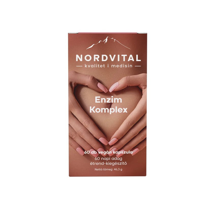 Nordvital enzýmový komplex 60 kapsul