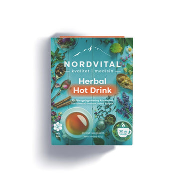 Nordvital herbal hot drink horúci nápojový prášok 30 šálok