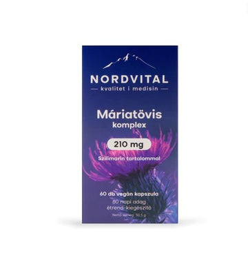 Nordvital máriový komplex 210 mg kapsuly 60 šálok