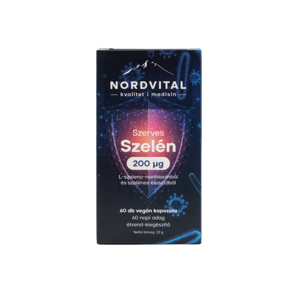 Nordvital organický selén vegánske kapsuly 60 ks