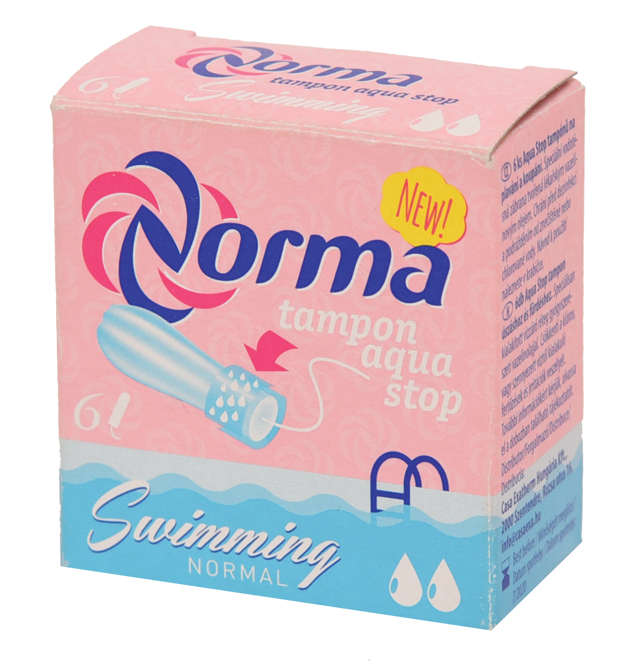 Norma tampon aqua stop swimming 6 kusov