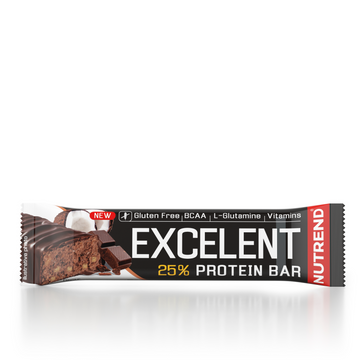 Nutrend proteínová tyčinka čokoláda-kokos 85 g - 90035