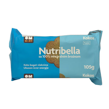 OM Made Nutribella kokosové sušienky 105 g - 48601
