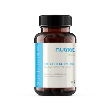 Nutriqa easy breathing pro pre liečbu voľných dýchacích ciest vegánske kapsule 60 š. š.