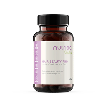 Nutriqa hair beauty pro pre krásne vlasy vegánske kapsule 60 š. š.