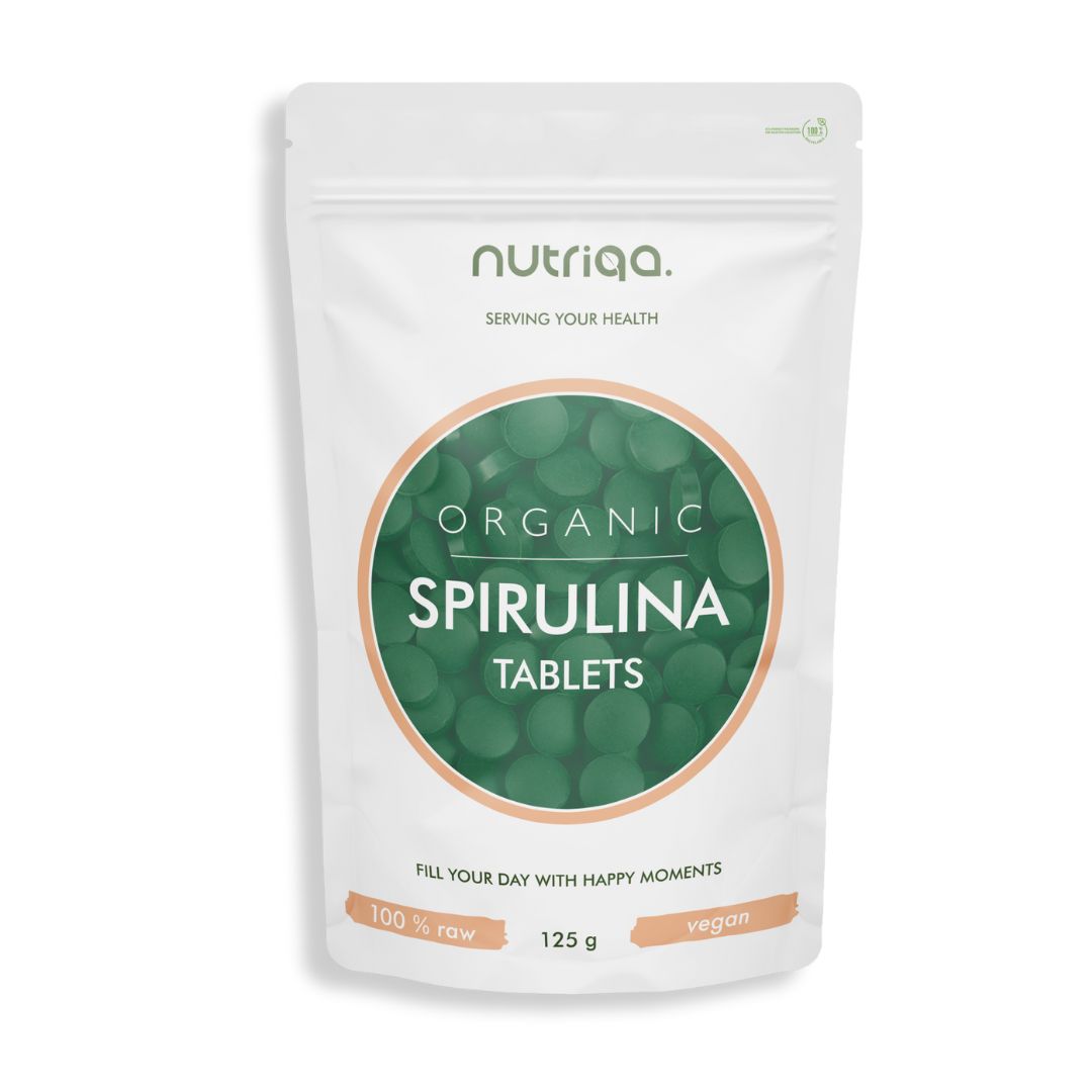 Happy Naturals organic spirulina tablety 125 g