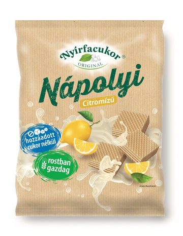 Nyírfacukor citrónové oblátky s xylitolom a inulínom 180 g - 47152