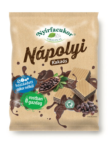 Nyírfacukor kakaová oblátka s xylitolom a inulínom 180 g - 47153