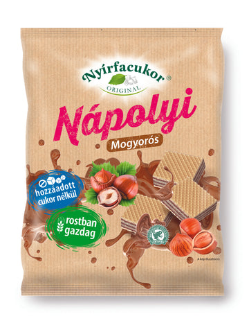 Nyírfacukor lieskovoorieškové oblátky s brezovým cukrom 180 g - 87041