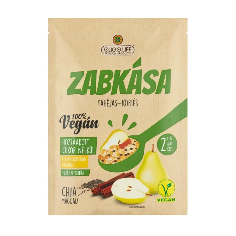 Oligo Life Ovsená Kaša Hruška & Škorica 65 g - 56363