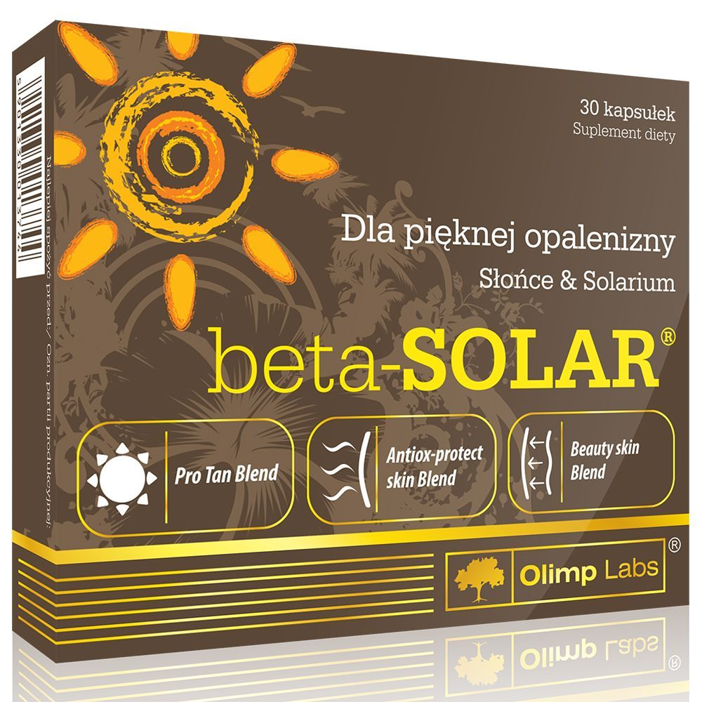 Olimp Labs beta solar hnedá koža podporná kapsula 30 kusov