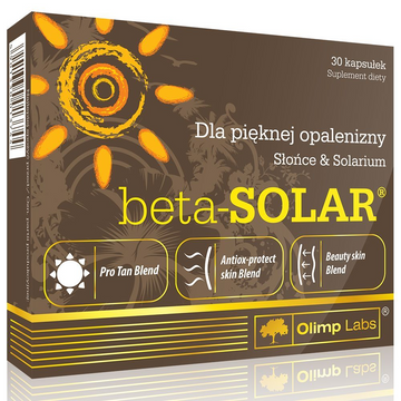 Olimp Labs beta solar hnedá koža podporná kapsula 30 kusov