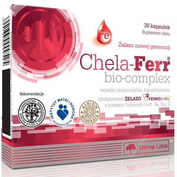 Olimp Labs chela-ferr bio-complex organické železo 30 kapsul