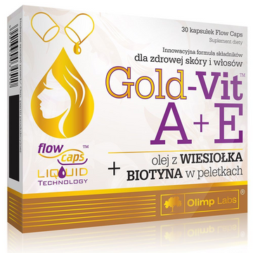 Olimp Labs gold-vit a+e s olejom z ligu a biotínom 30 kapsulok