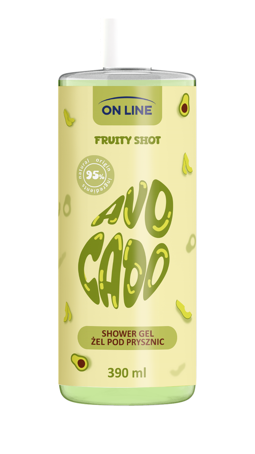 On Line sprcha ovocný shot 390 ml