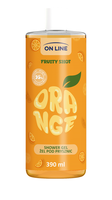 On Line sprcha ovocný výstrel pomaranče 390 ml