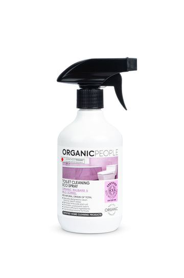 Organic People ekologický čistiaci sprej na záchod s bio rebarbarou a divokou vodou 500 ml