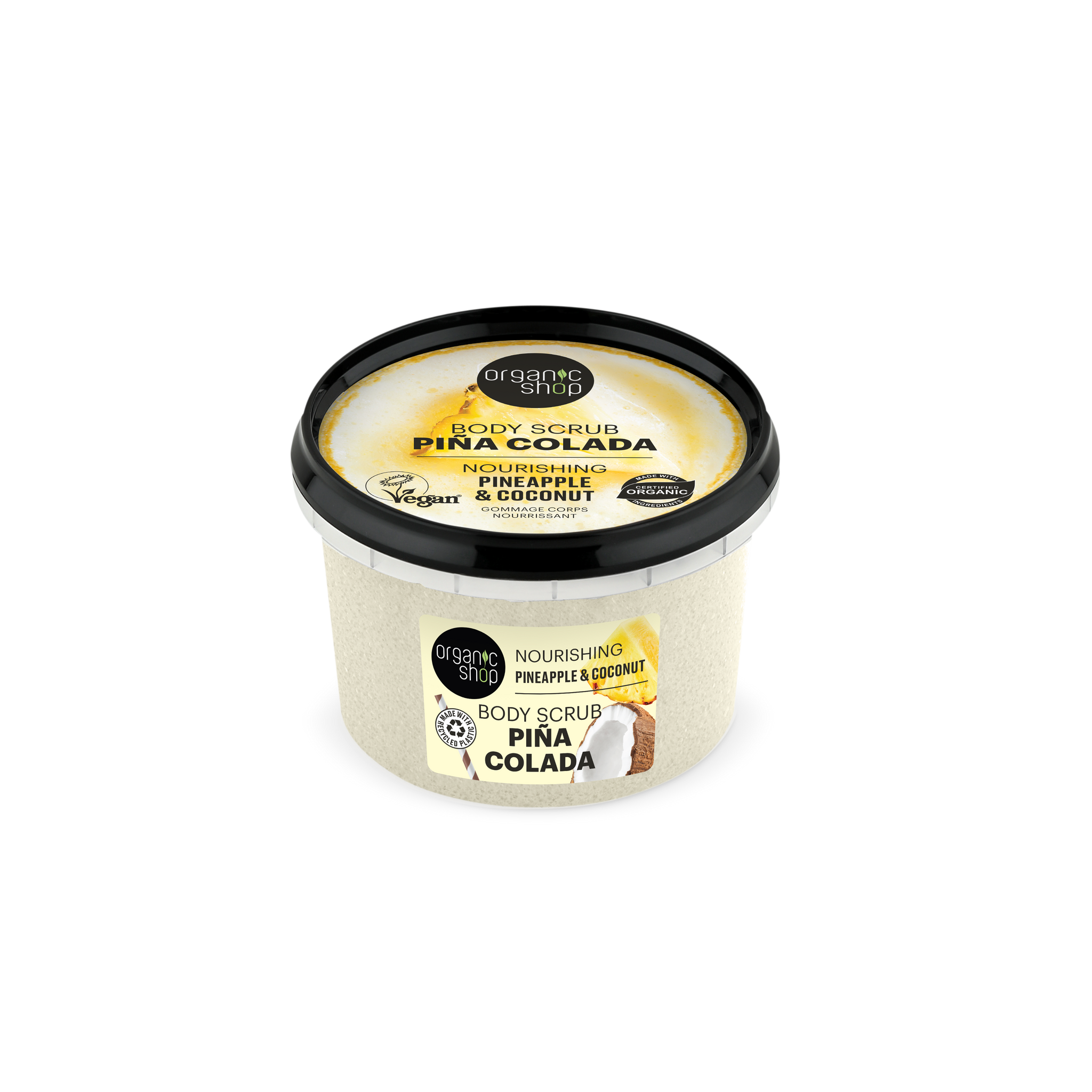 Organic Shop Tropický telový peeling Pina Colada 250 ml - 93950