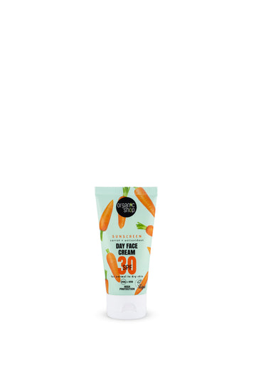 Organic Shop pleťový krém s mrkvou a SPF30 50 ml - 96734
