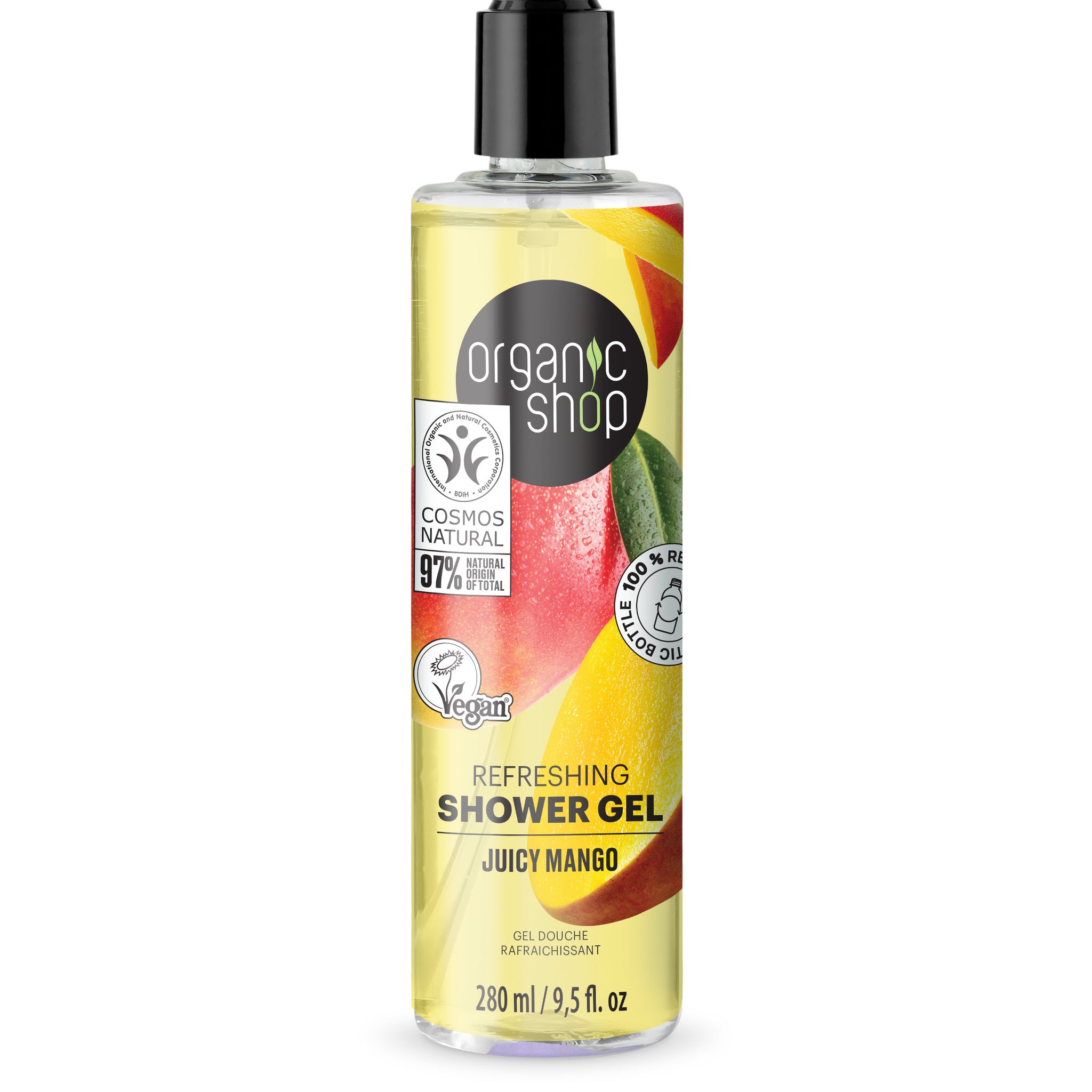 Organic Shop osviežujúca sprcha s mangou 280 ml