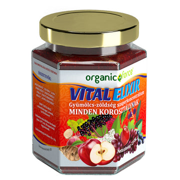 Organic force vital elixír ovocno-zeleninový superkoncentrát pre všetky vekové kategórie 210 g