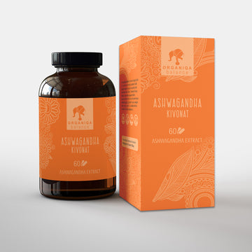 Organiqa balance ashwagandha extract kapsule 500 mg 60 šálok