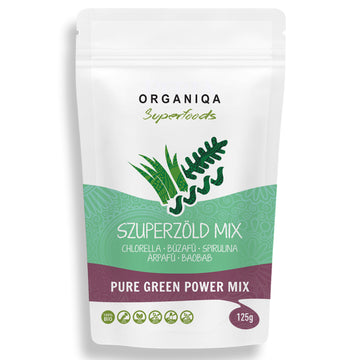 Organiqa Superfoods zmes zelených rastlín 125 g - 51232