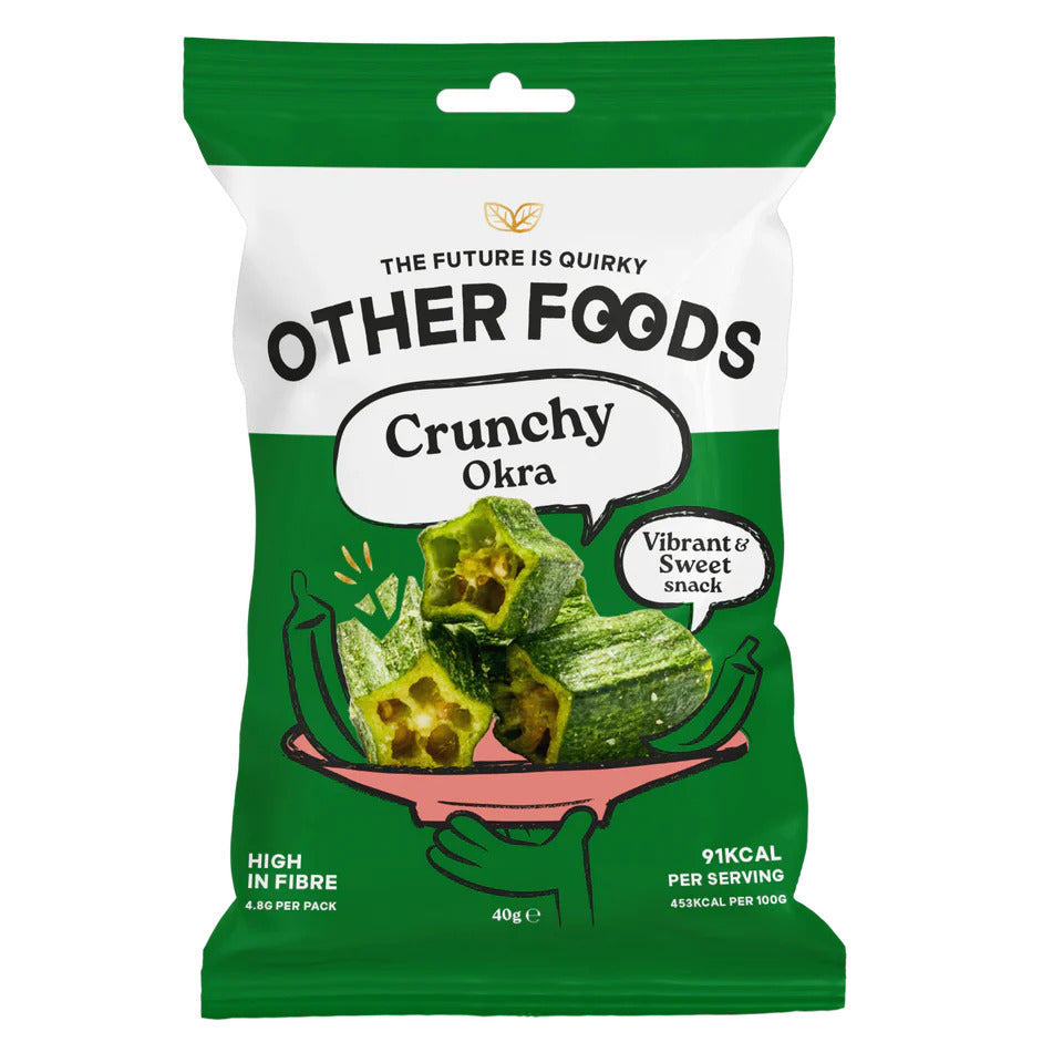 Ostatné potraviny Krupné okra Chips 40g