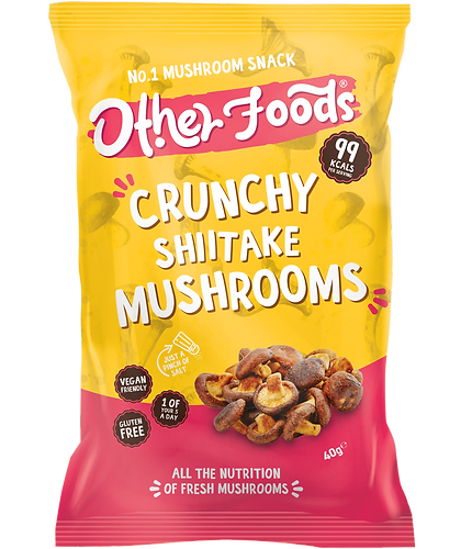 Ostatné potraviny Kŕmené shiitake hubové čipsy 40 g
