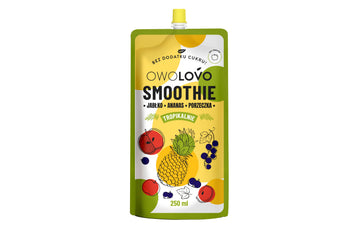 Owolovo ovocné sprej jablko-ananas-kvetinový smoothie 200 g