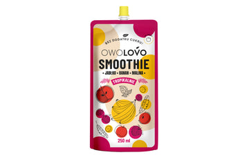 Owolovo ovocné sprej jablko-banánová-mľavová smoothie 200 g
