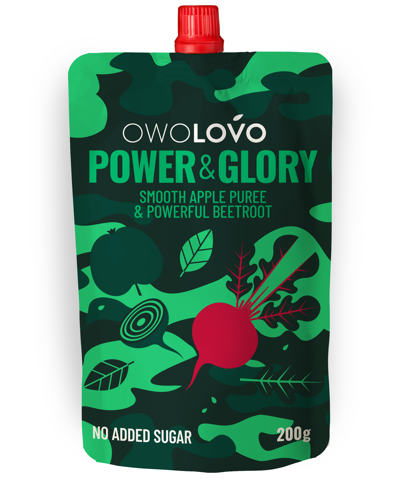 Owolovo jablkovo-cviklové pyré Sila a Energia 200 g - 93674