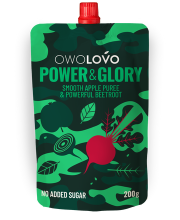 Owolovo jablkovo-cviklové pyré Sila a Energia 200 g - 93674