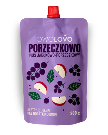 Owolovo Jablkovo-Ríbezľové Ovocné Pyré 200 g - 95935